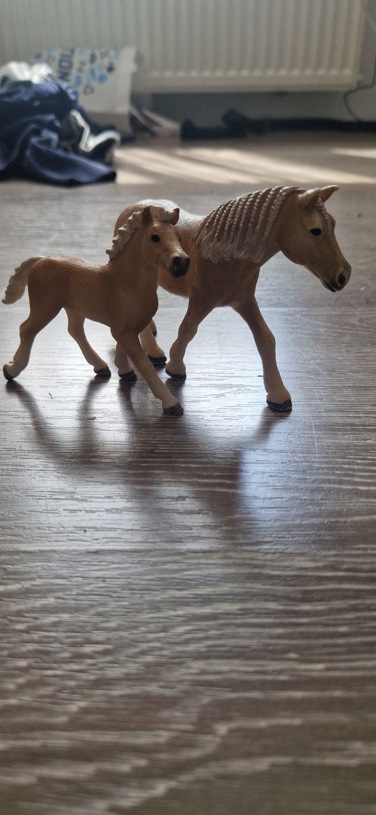 Schleich merrie met veulen, Ophalen of Verzenden, Paard, Beeldje of Figuurtje