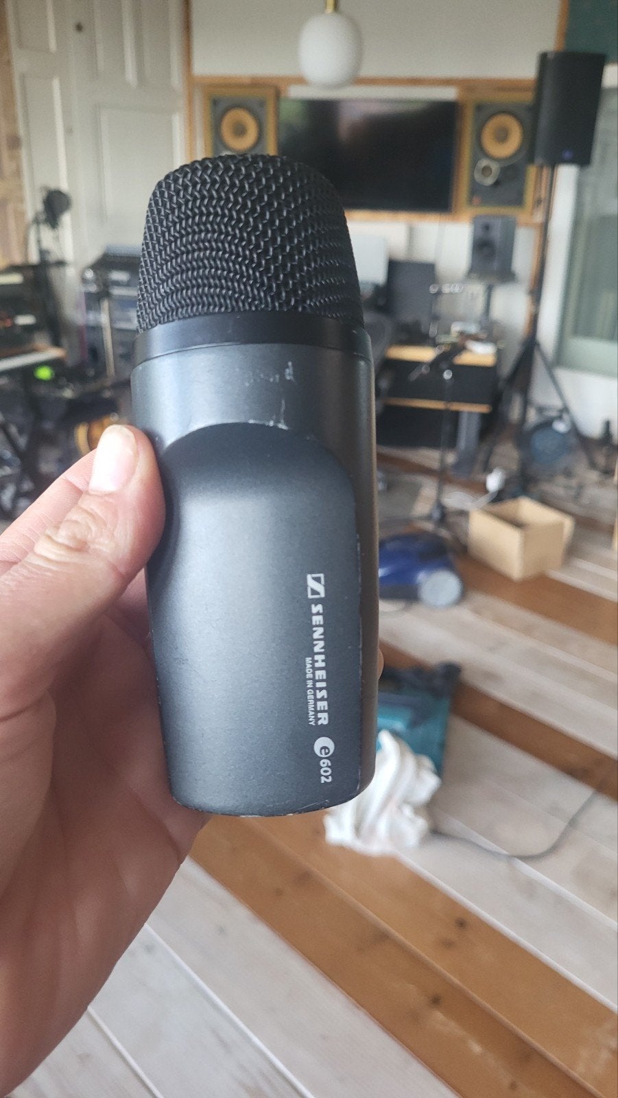 Sennheiser E602 II Instrumentmicrofoon, Ophalen of Verzenden, Gebruikt, Instrumentmicrofoon