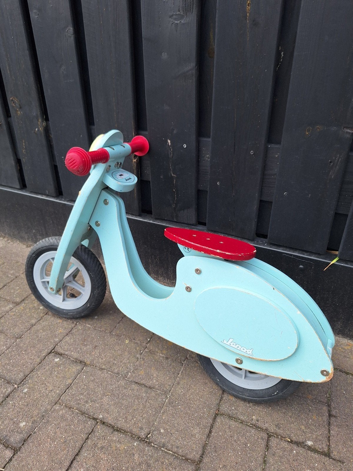 Leuke houten loopfiets Janod, Ophalen, Gebruikt, Loopfiets