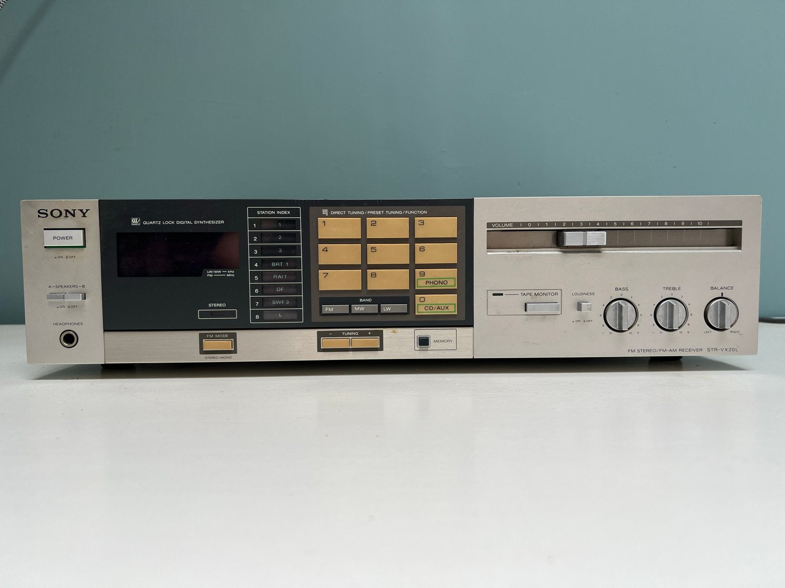 Sony STR-VX20L FM Stereo/FM-AM Receiver, Gebruikt, Ophalen of Verzenden, Sony, Minder dan 60 watt