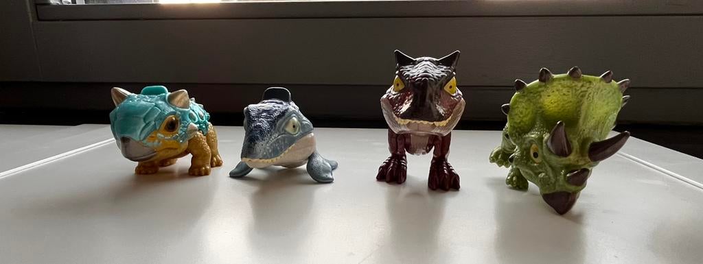 Jurassic world snap & squad poppetjes / dino’s, Ophalen of Verzenden
