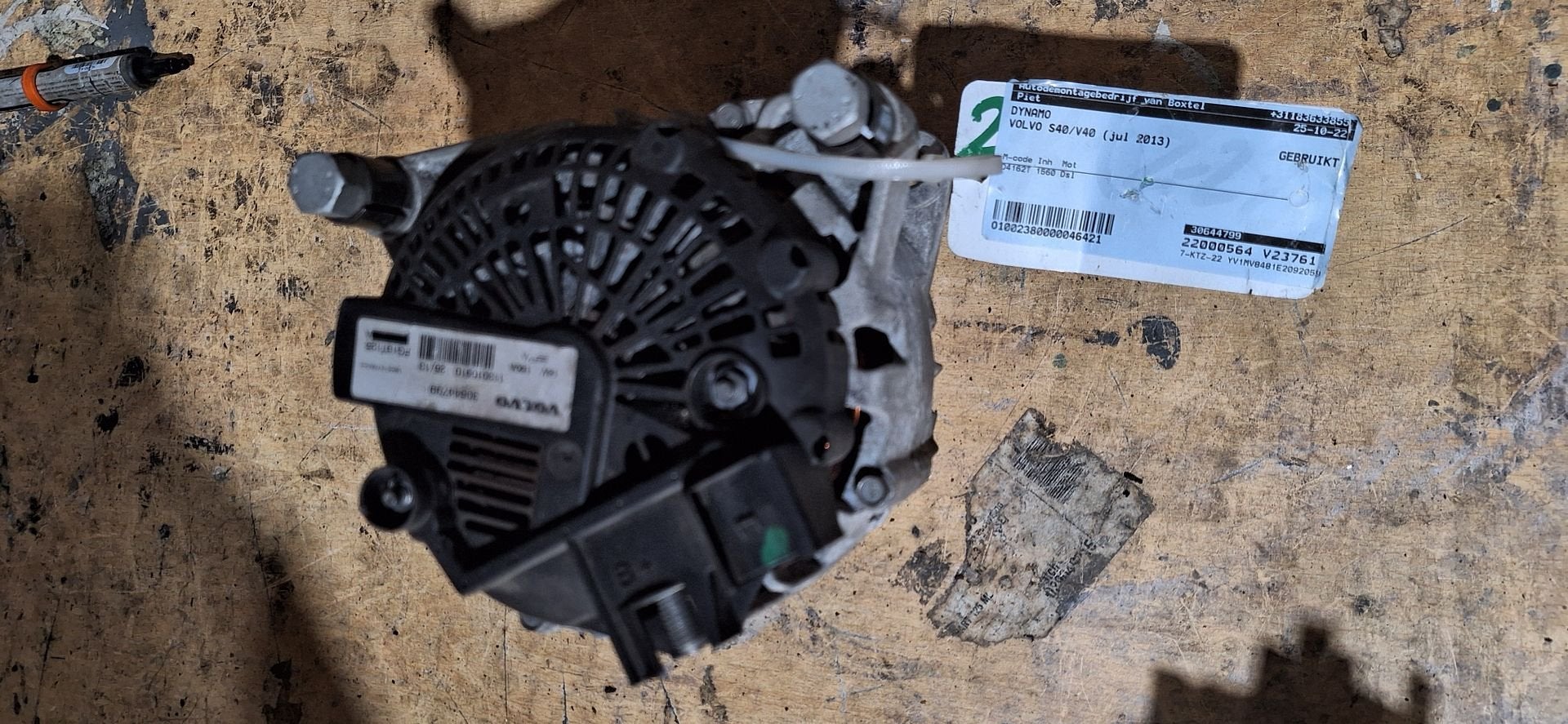 Dynamo Alternator Volvo S40 V50 V40 C30 1.6 D2 D4162T 306447, Auto-onderdelen, Motor en Toebehoren, Gebruikt, -, -, Ophalen of Verzenden