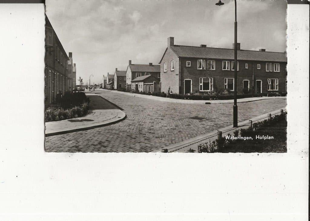 Wateringen Hofplan Ammerlaan, Verzamelen, Ansichtkaarten | Nederland, Ophalen of Verzenden, Ongelopen, Zuid-Holland