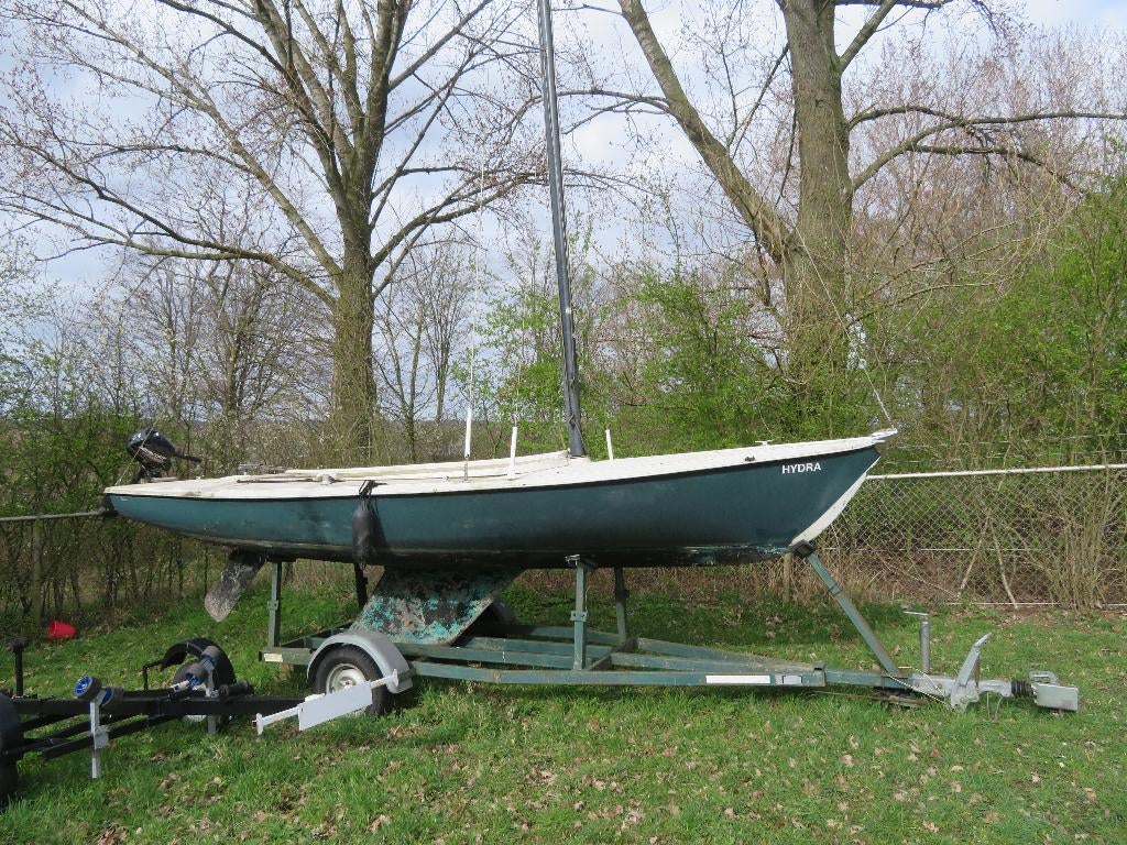 Centaur zeilboot, Ophalen, Gebruikt, Benzine, Buitenboordmotor
