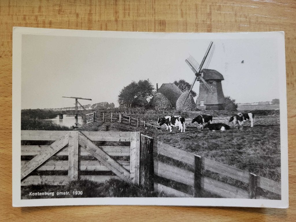 ansicht DIRKSHORN Kostenburg 1930 Molen, Ophalen of Verzenden, Voor 1920, Noord-Holland