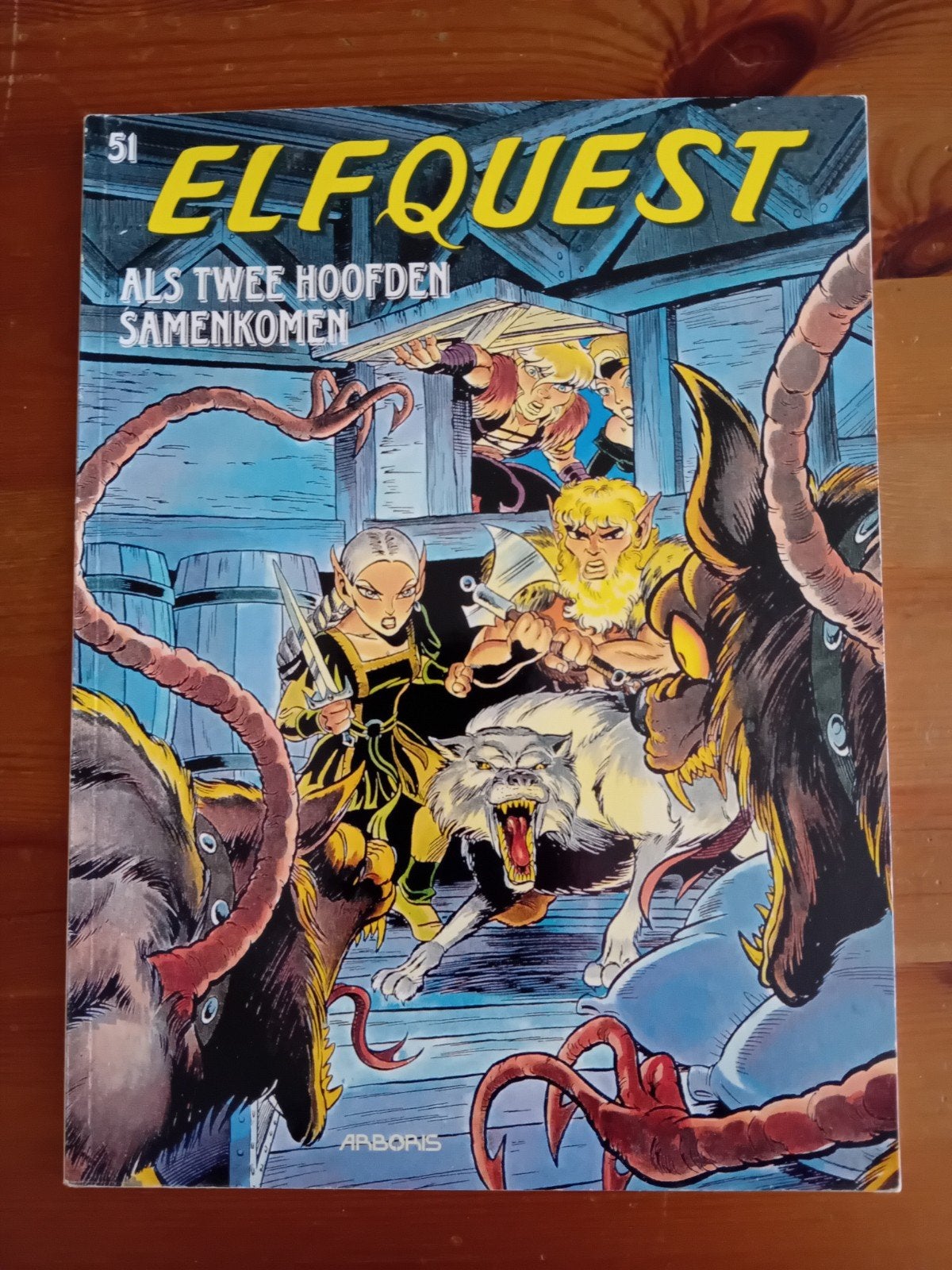 Elfquest 51: Als Twee Hoofden Samenkomen, Eén stripboek, Ophalen of Verzenden, Gelezen, Wendy Pini