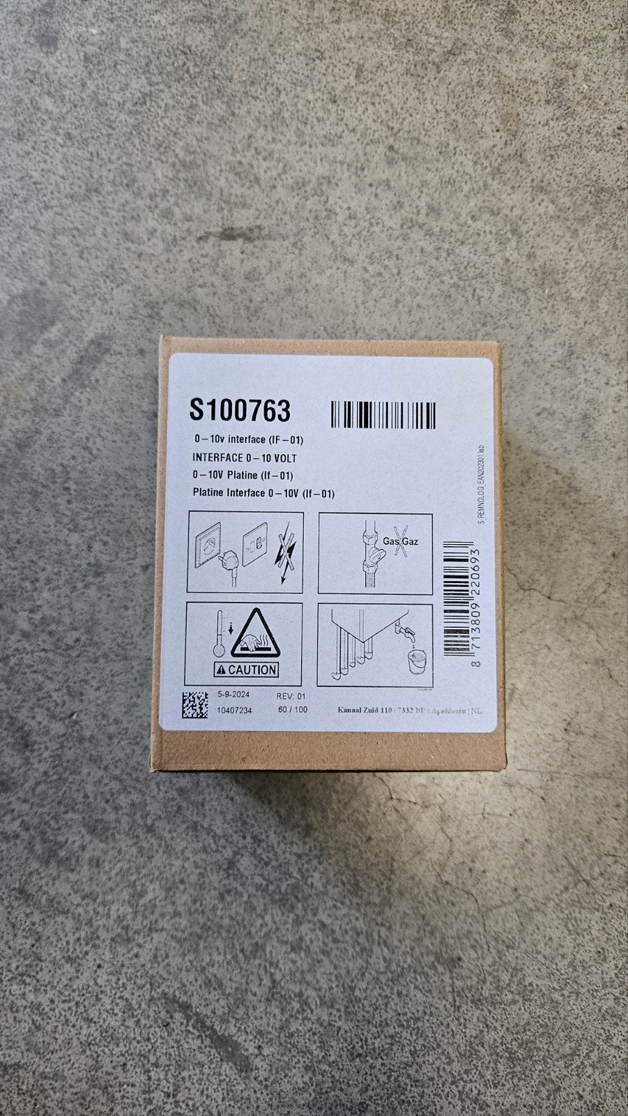 Remeha IF-01 interface 0-10V voor analoge regeling, Doe-het-zelf en Verbouw, Ophalen of Verzenden, Nieuw