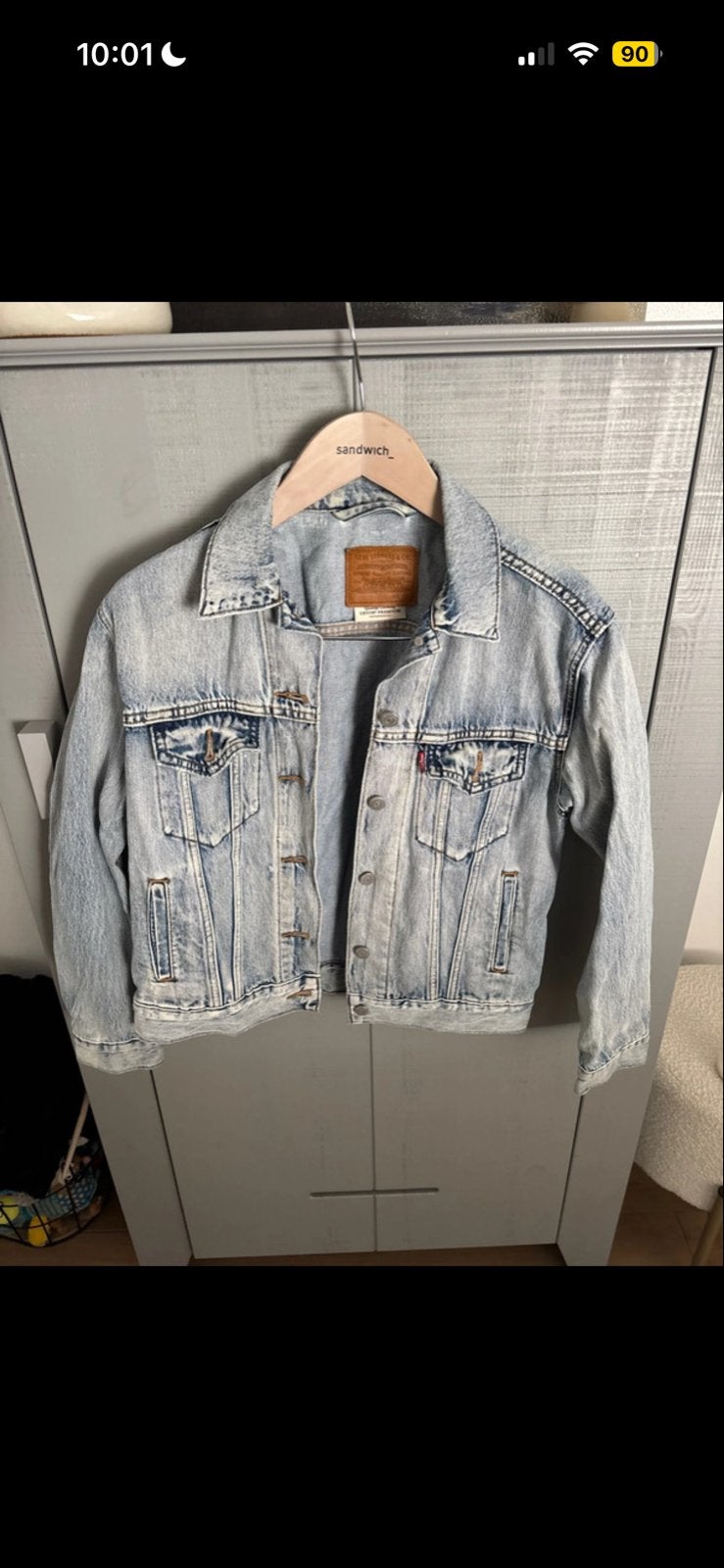 Levi's Premium spijkerjack - Zo goed als nieuw, Verzenden, Zo goed als nieuw, Maat 38/40 (M), Blauw