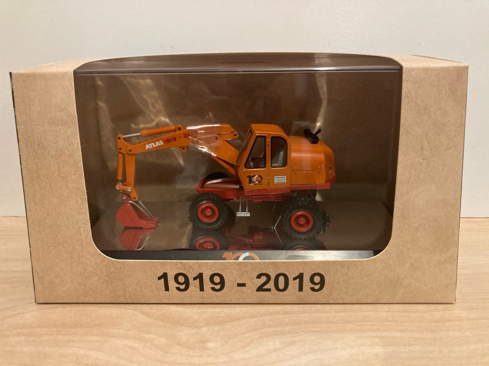 Atlas 1200 NZG 1:50, Ophalen of Verzenden, Zo goed als nieuw, Hijskraan, Tractor of Landbouw, NZG