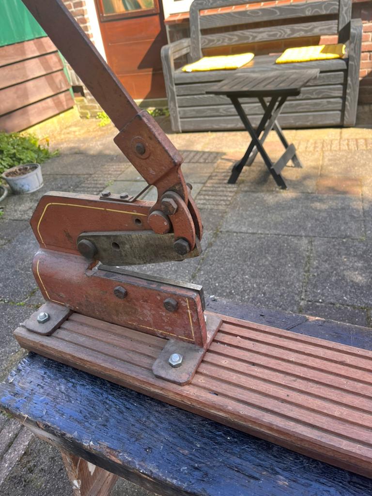 Hefboomplaatschaar, Ophalen, Gebruikt