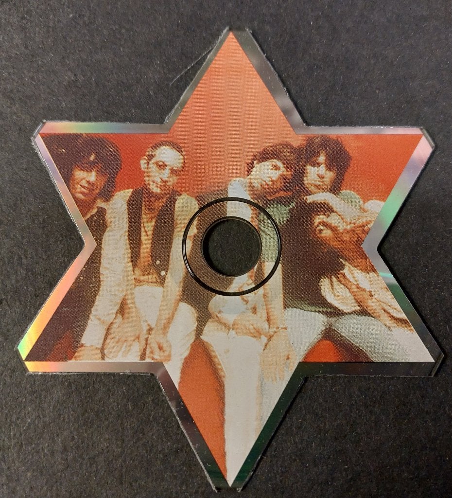 Rolling Stones PICTURE DISC STAR SHAPE CD INTERVIEW, Verzenden, Zo goed als nieuw, Poprock, Speciale editie