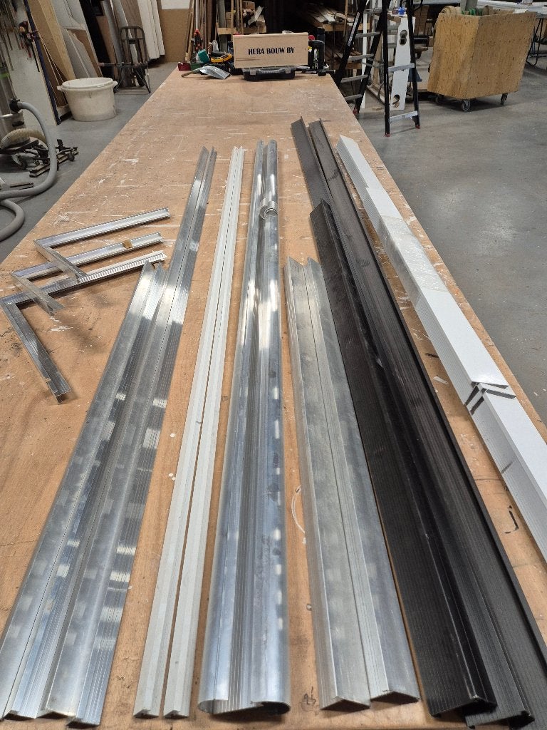 daktrimmen, Doe-het-zelf en Verbouw, Ophalen, Zo goed als nieuw, Aluminium