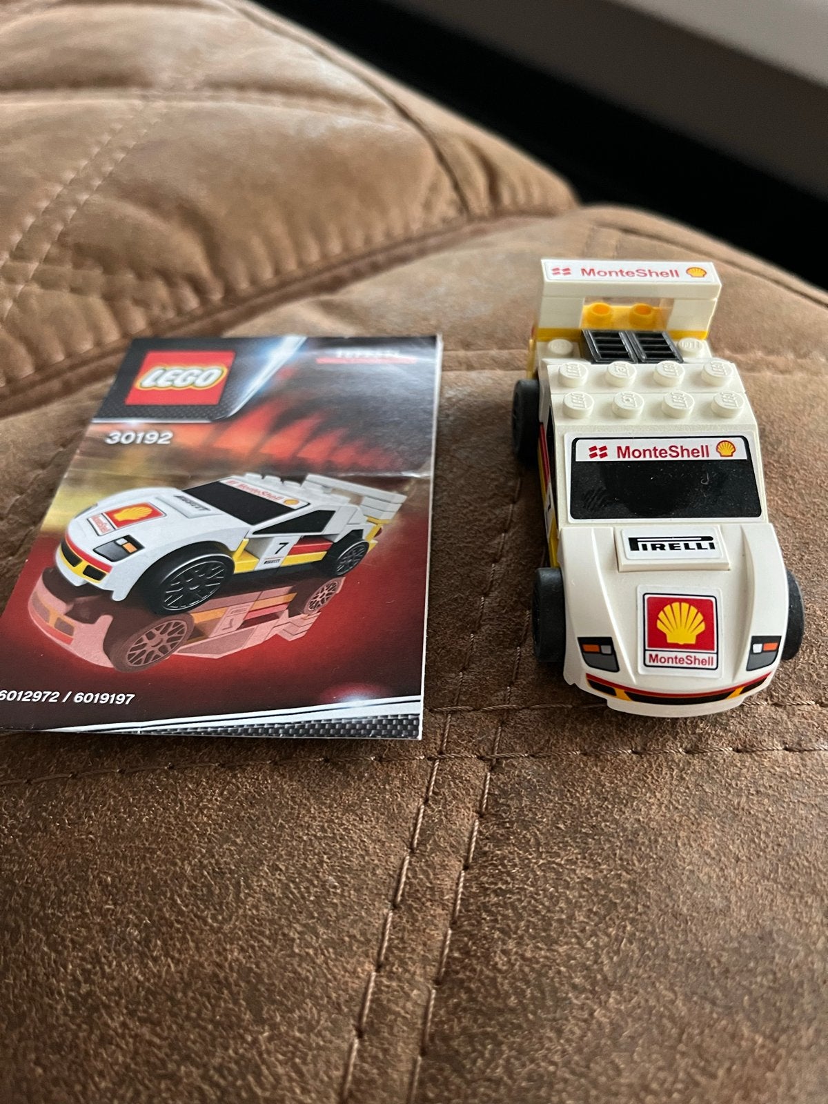 Lego Shell Ferrari 30192 Raceauto - 100% Compleet met instru, Ophalen of Verzenden, Zo goed als nieuw