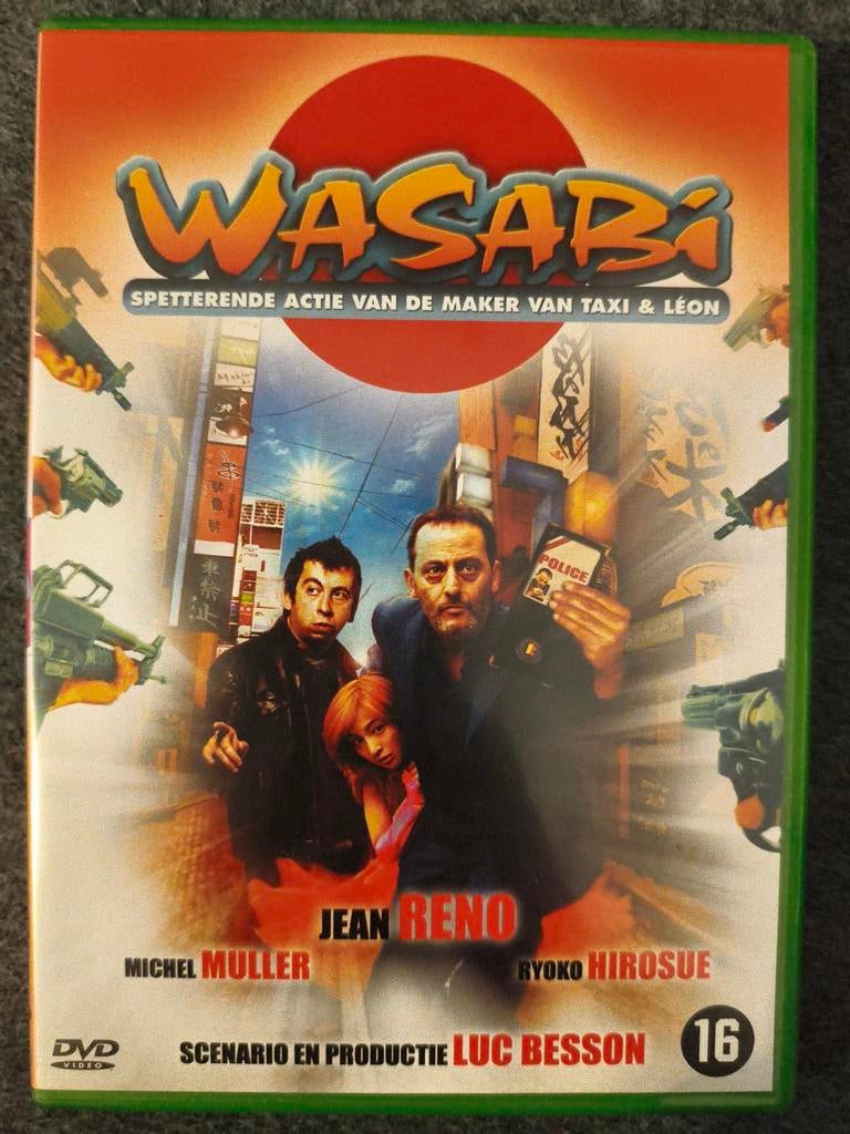 Wasabi DVD met Jean Reno, Cd's en Dvd's, Ophalen of Verzenden