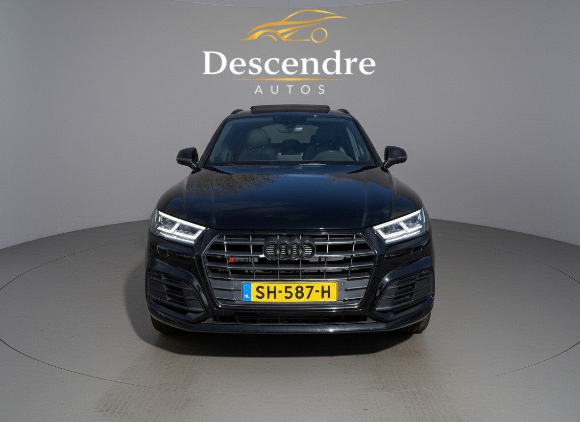 Audi Q5 2.0 TFSI quattro S-Line Edition 6 maand garantie, Auto's, Automaat, Gebruikt, 4 cilinders, Zwart