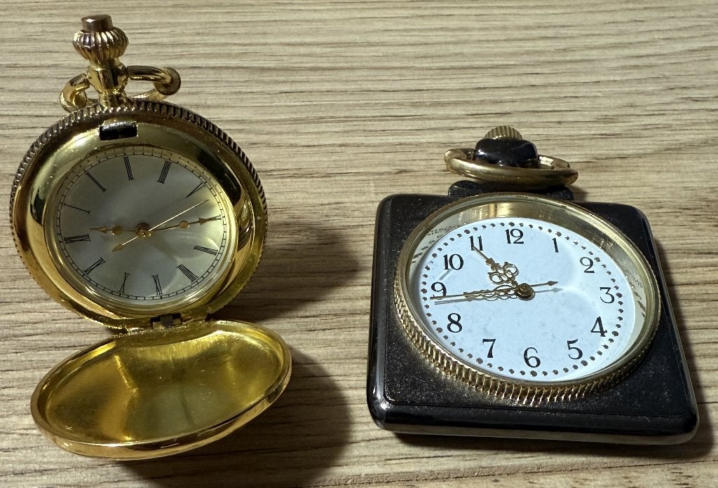Hachette Collections: Set van 2 verzamelhorloges/zakhorloges, Overige merken, Zakhorloge, Staal, 1960 of later