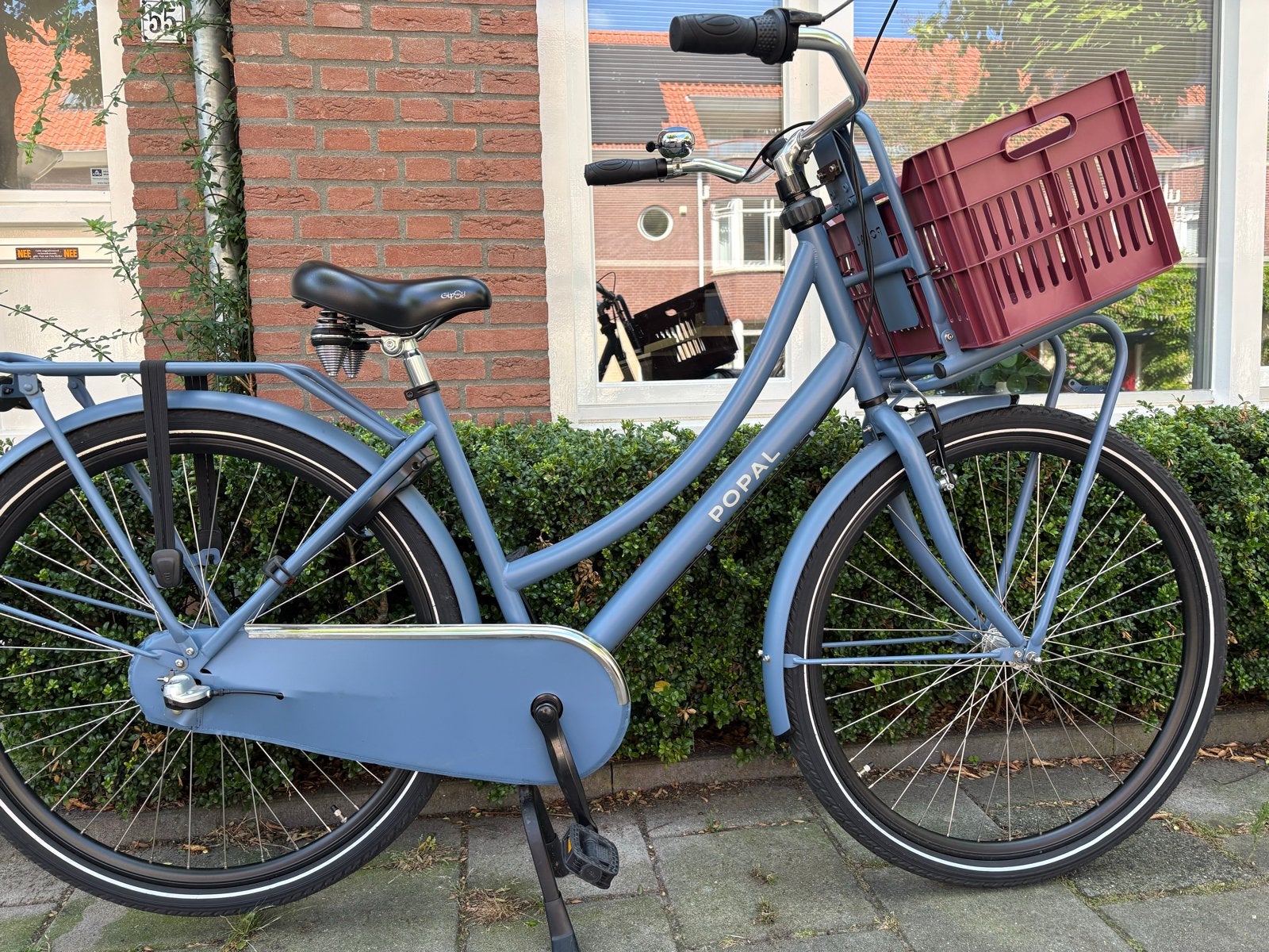 Popal Daily Dutch Basic+ N3 Damesfiets - Gothenburg blauw, Terugtraprem, 47 tot 50 cm, Ophalen, Overige merken