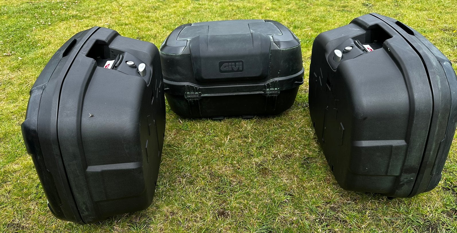 Givi Trk35 ✅ zijkoffers monokey Givi B45 topkoffer monolock, Ophalen, Gebruikt