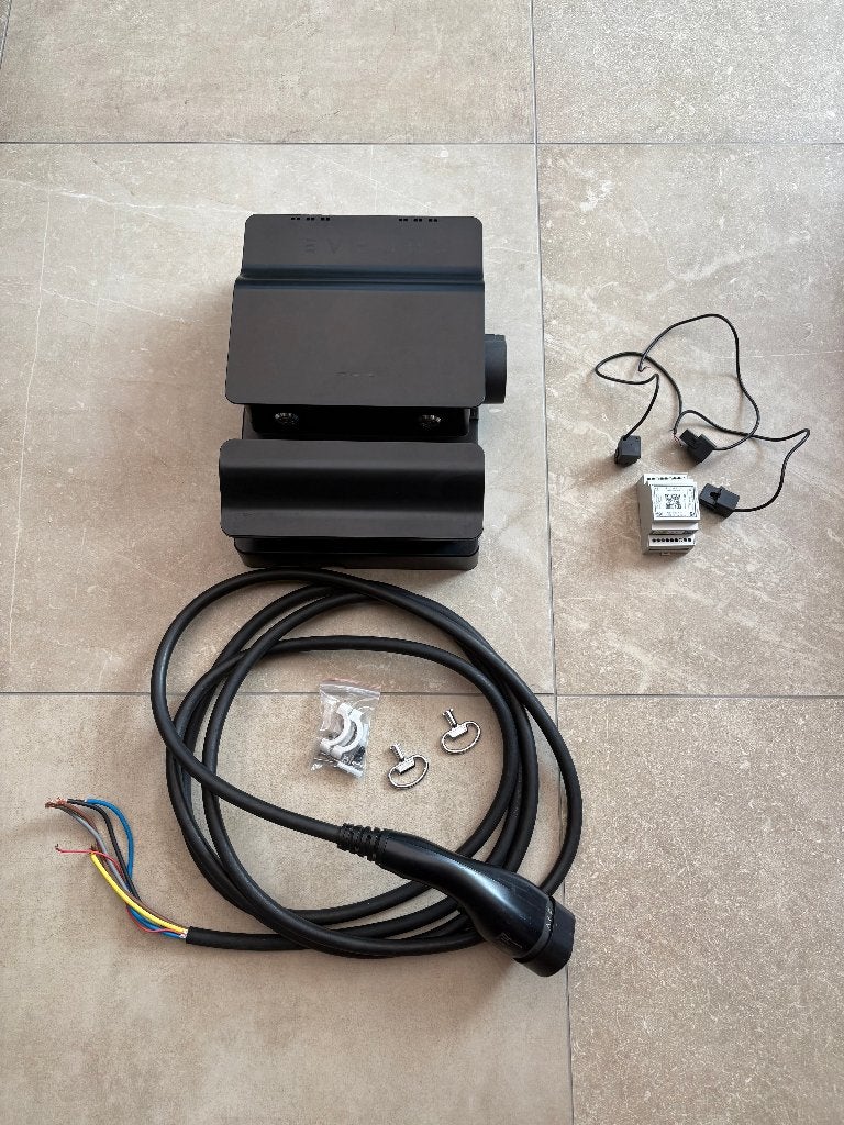 Zwarte EVhub laadpaal - Type 2 - Load Balancing - 22kW, Auto diversen, Laadpalen, Ophalen, Gebruikt, Laadpaal en Laadkabel