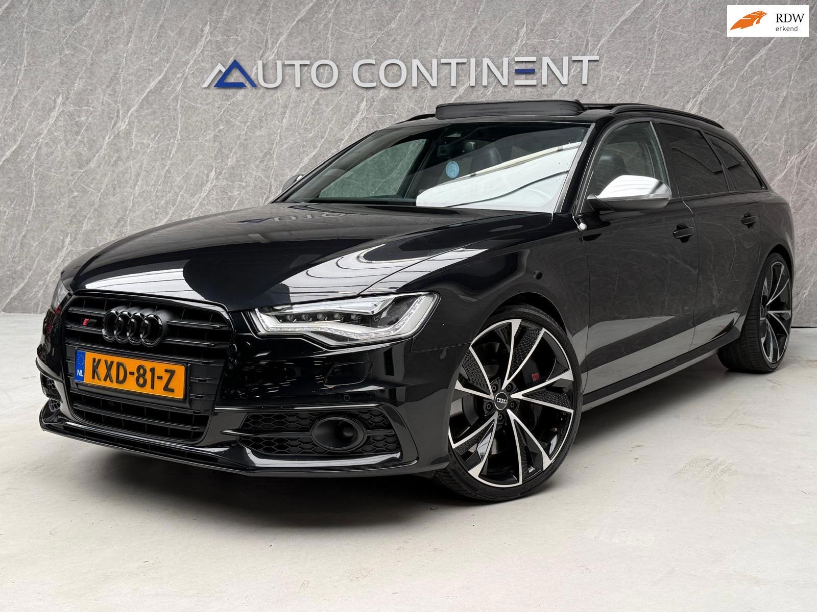 Audi S6 Avant 4.0 TFSI quattro / Dealer Onderhouden / Vol, Auto's, Automaat, Euro 5, Gebruikt, Zwart