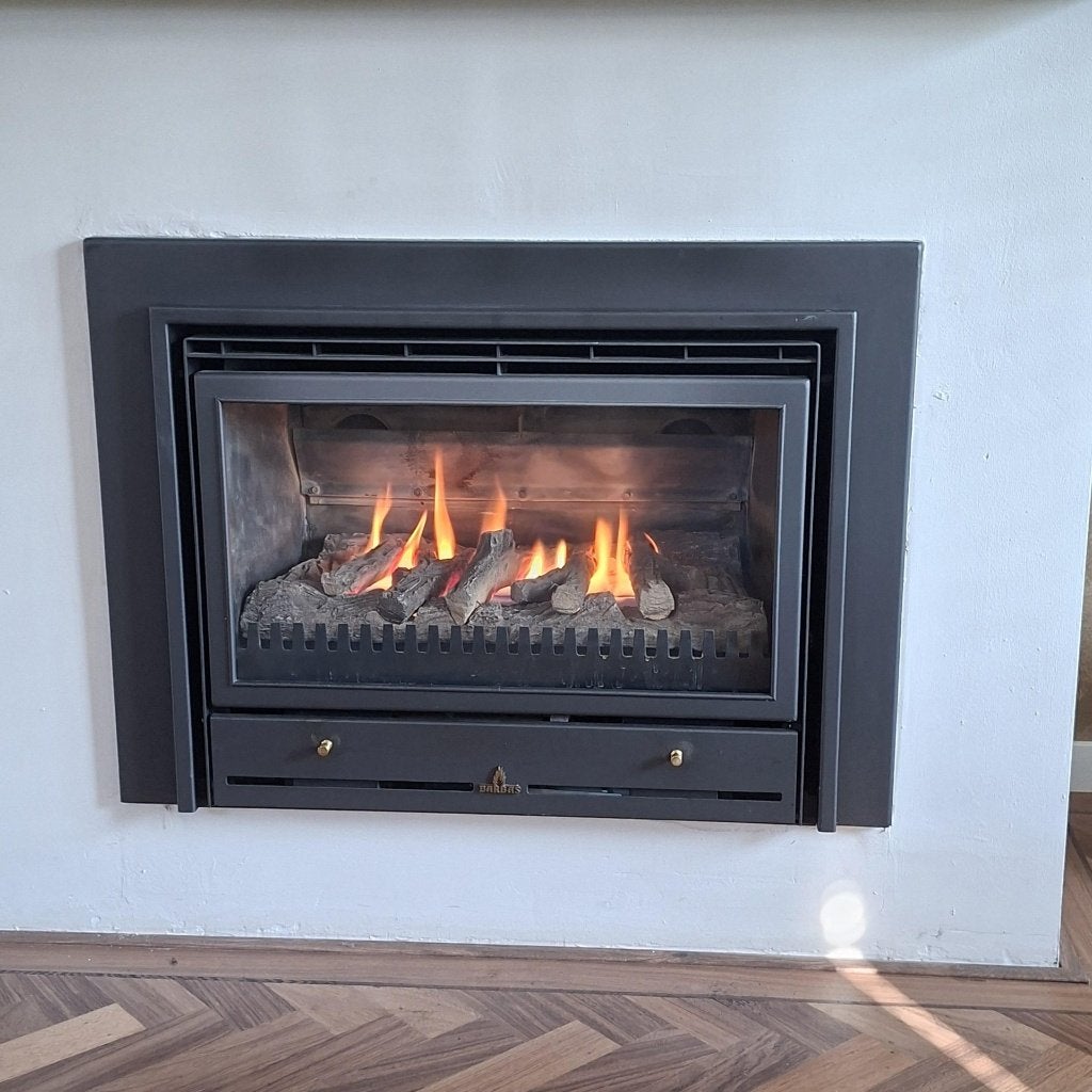 Gashaard inbouw Barbas Universal 70, Huis en Inrichting, Ophalen of Verzenden, Gebruikt, Inbouwhaard, Gashaard