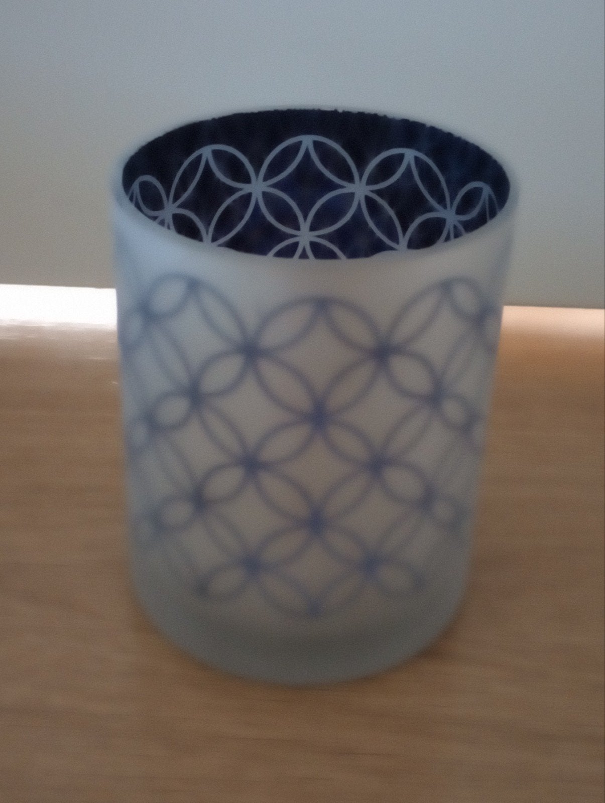 Pols Potten waxinelicht houder, Gebruikt, Ophalen of Verzenden, Glas, Kaars