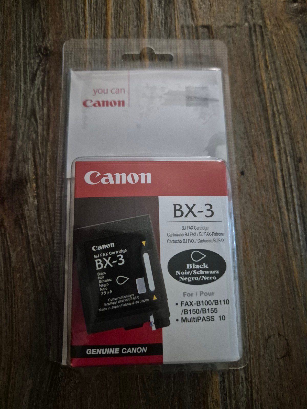 Canon BX-3 BJ FAX Cartridge Zwart - Nieuw, Ophalen of Verzenden, Nieuw, Cartridge, Canon