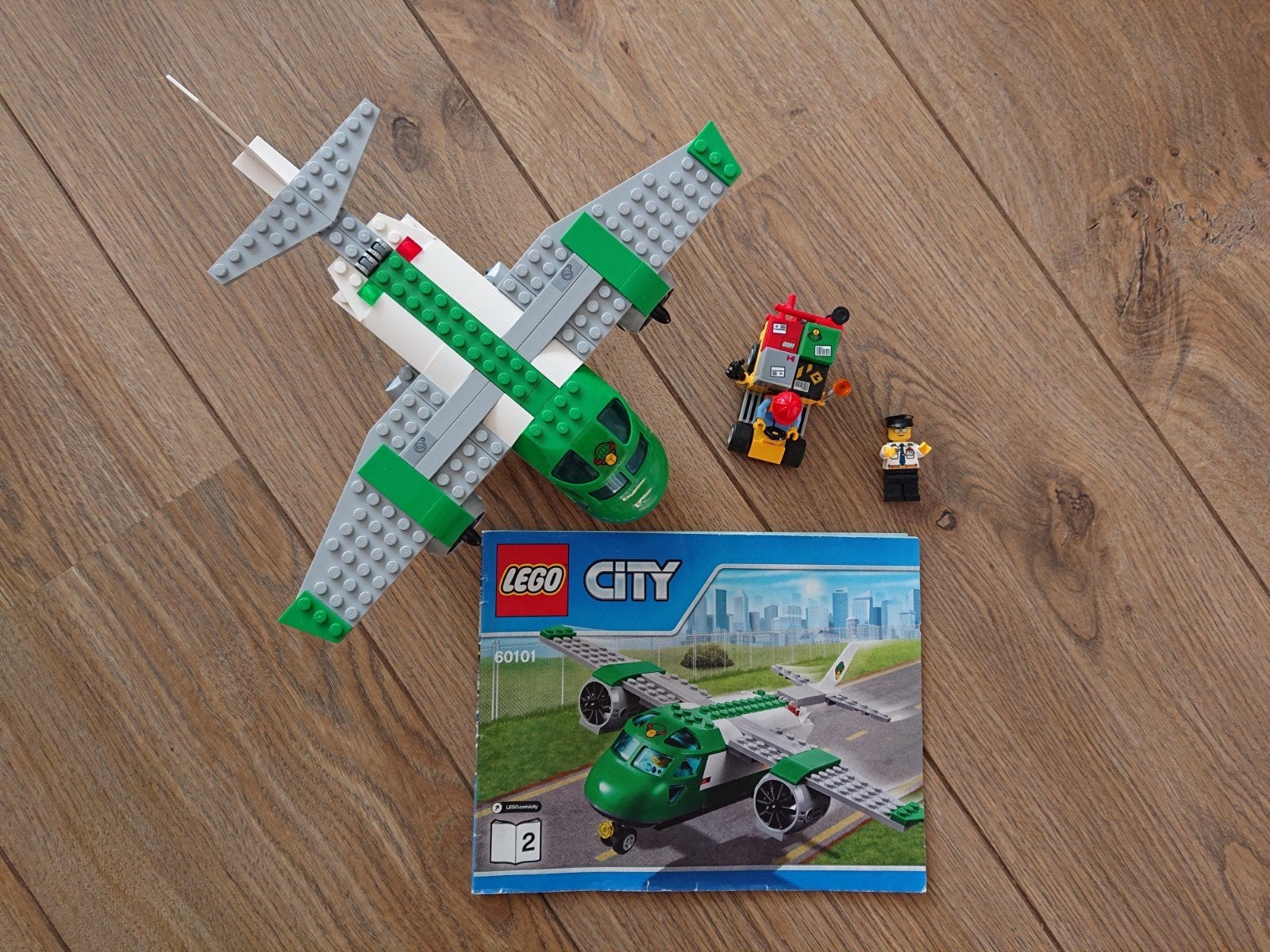 Lego City Vliegtuig 60101 met Minifiguur en Voertuig, City, Lego, Ophalen of Verzenden, Zo goed als nieuw