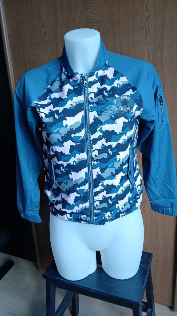 Blauwe Red Horse Gigi zomerjack met paardjes 104 152 164, Ampèrestraat 15-178013PT Zwolle, Kinderen, Dressuur, Nieuw