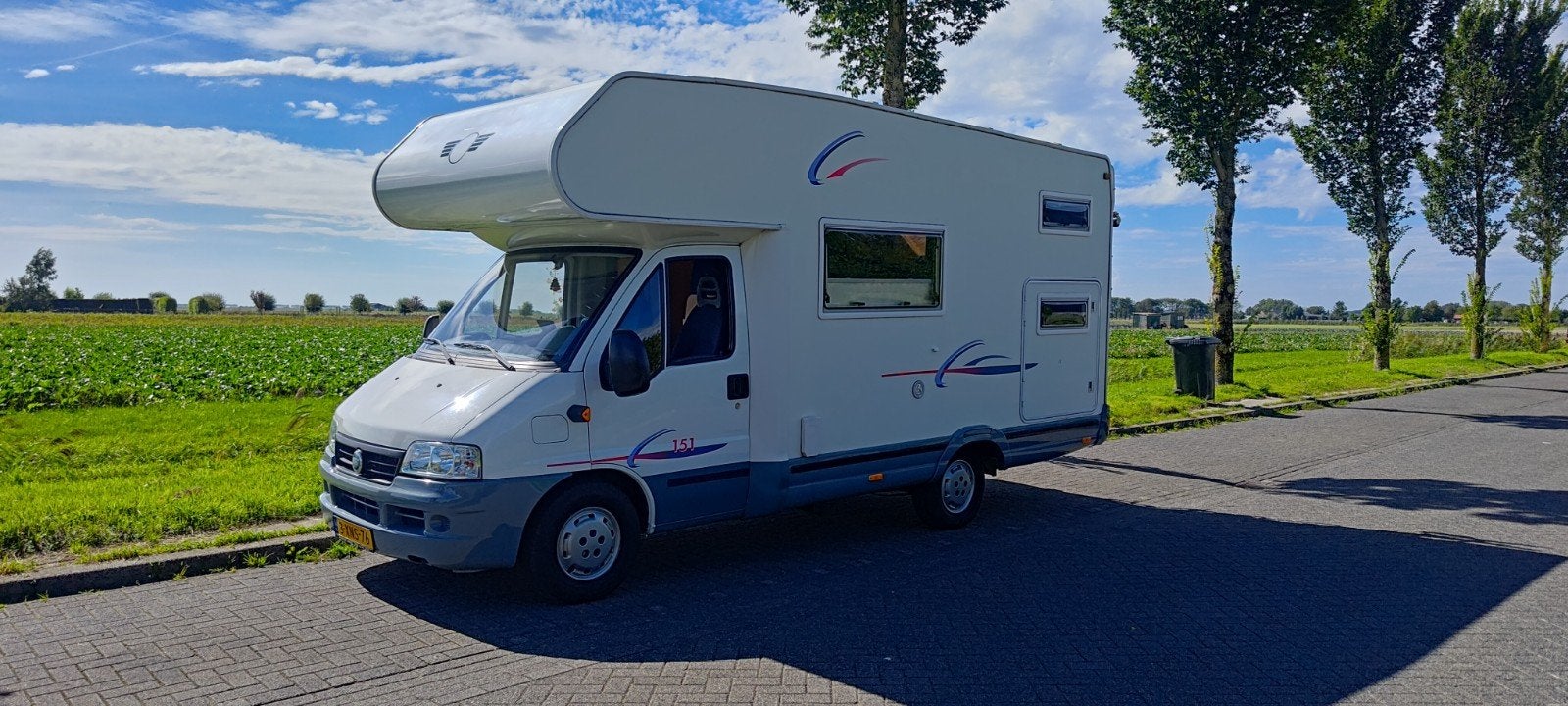 Fiat Ducato Challenger Camper 2003 - 6 persoons, Caravans en Kamperen, Standaard zit, Alkoof, Ringverwarming, Fiat