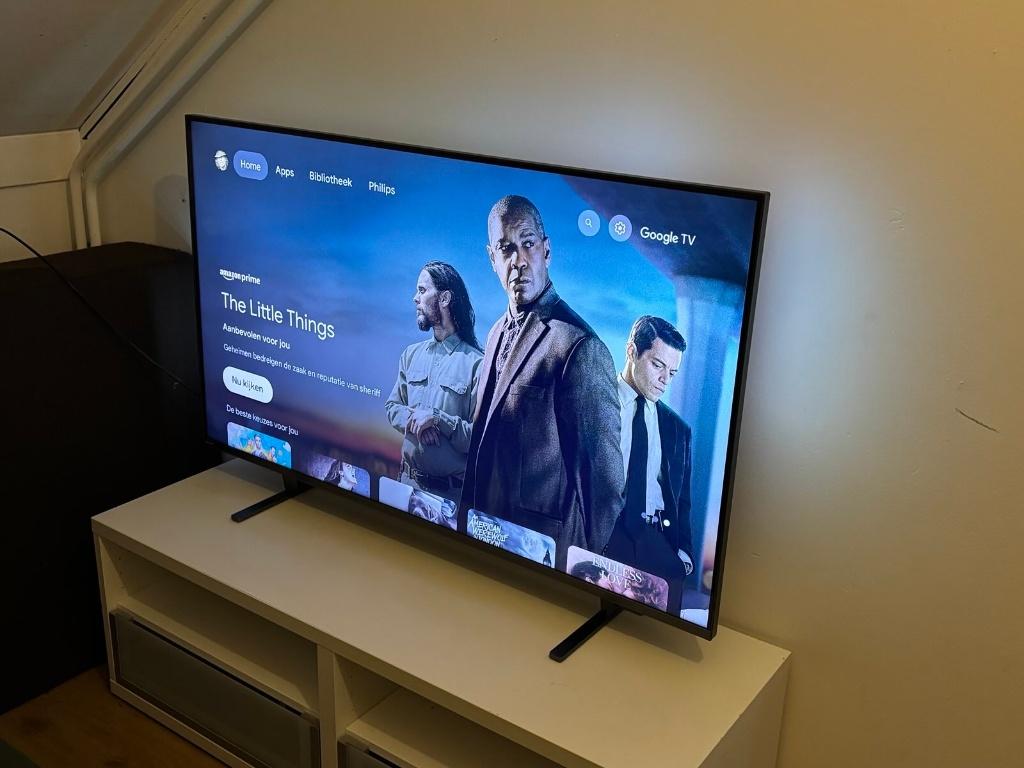 Philips 4K AmbiLight LED TV The One 50 1 jr als nieuw + doos, Ophalen, Philips, LED, 50 Hz