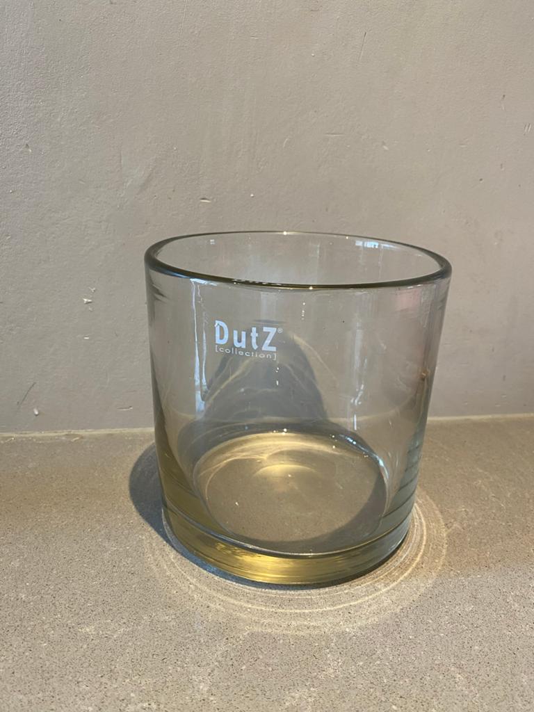 DutZ Collection Glazen Vaas/Windlicht - 15x15 cm, Ophalen, Zo goed als nieuw, Overige kleuren, Glas