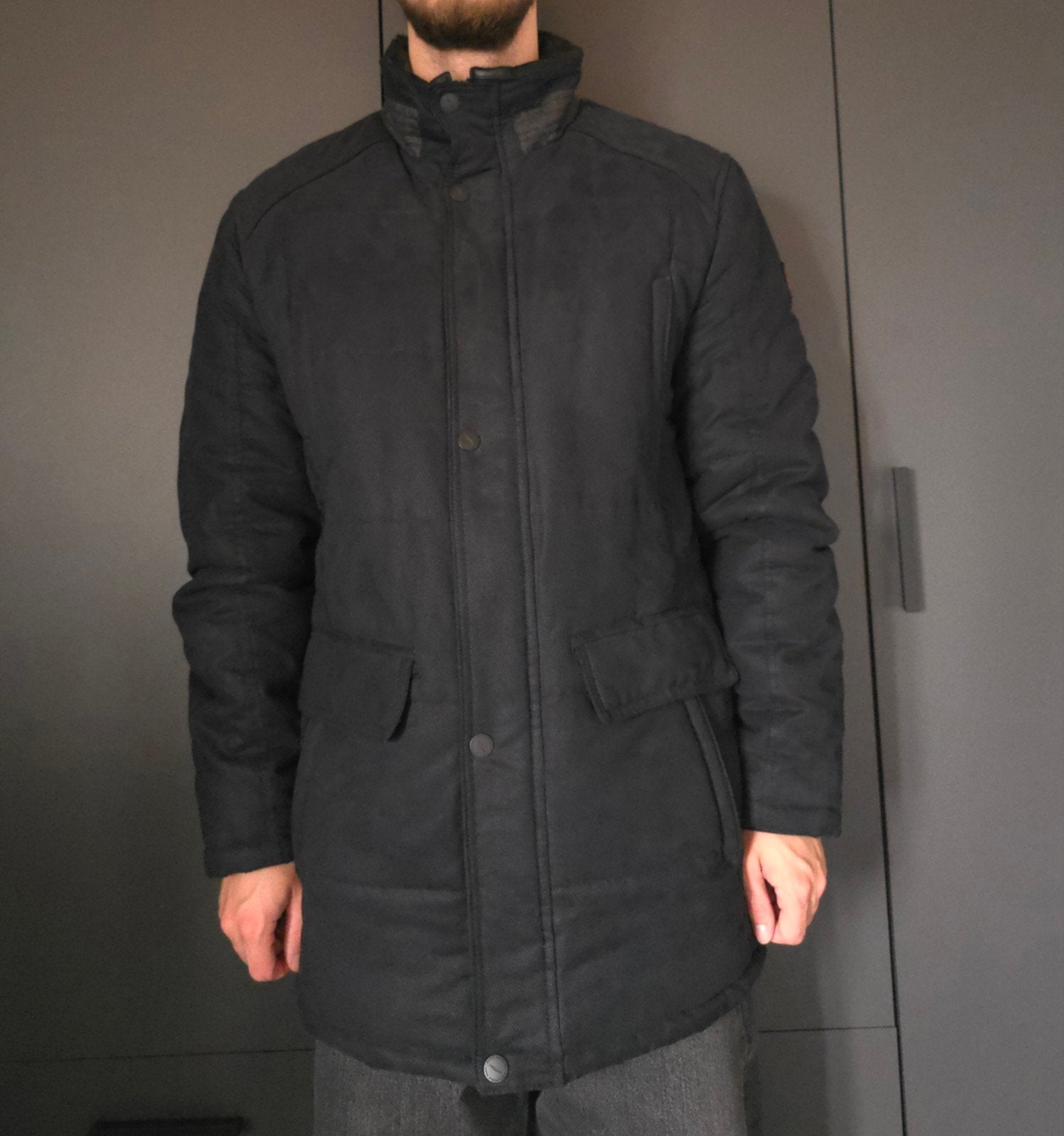 Donders donkerblauwe winterjas, Kleding | Heren, Donders, Blauw, Maat 56/58 (XL), Ophalen of Verzenden