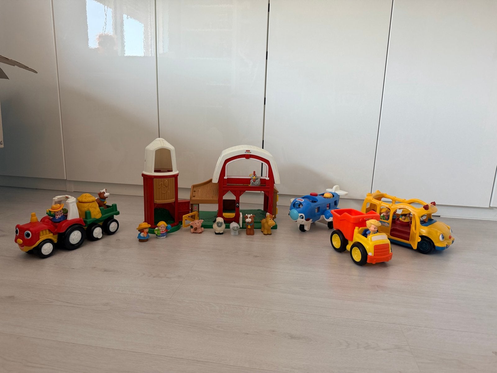 Fisher-Price Little People speelset met geluid en figuren, Ophalen of Verzenden, Gebruikt, Overige typen, Met geluid