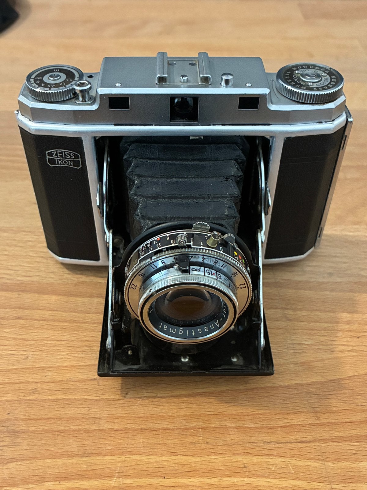 Ikonta M van Zeiss Ikon met Novar Anastigmat 75mm F/3.5, Audio, Tv en Foto, Fotocamera's Analoog, Ophalen of Verzenden, Gebruikt