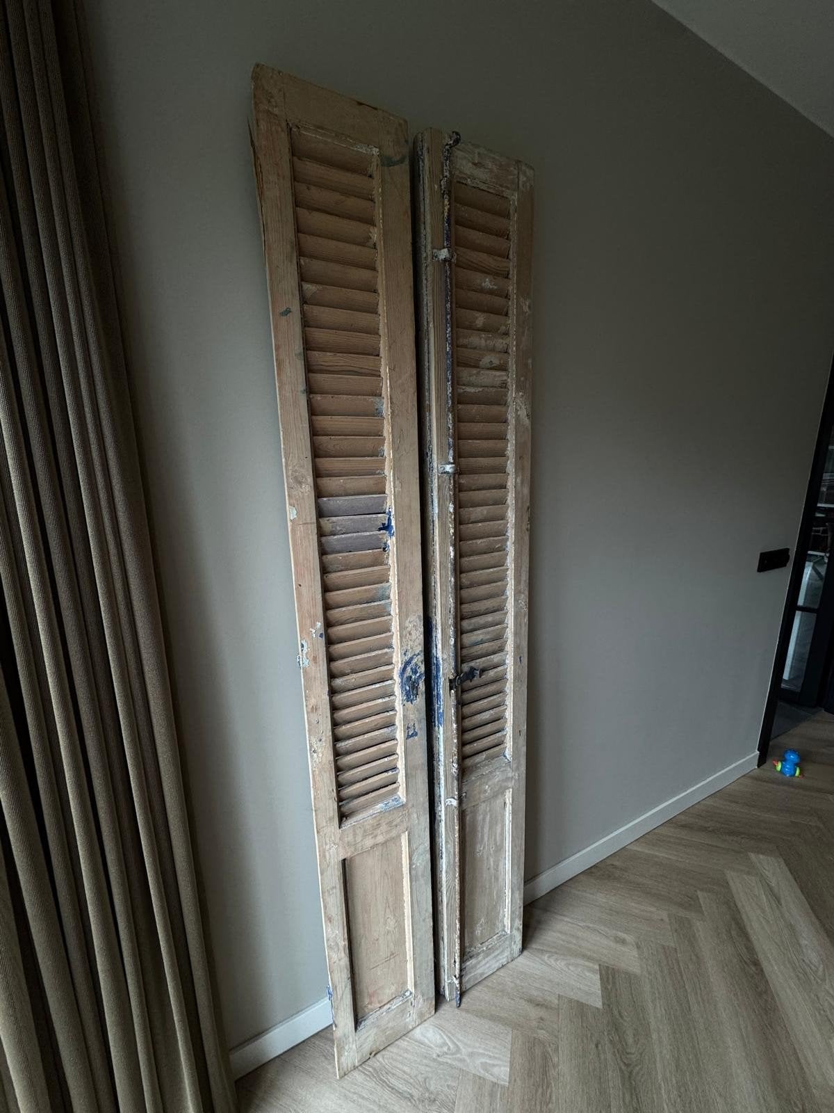 Brocante oude louvre deuren, Ophalen, Gebruikt