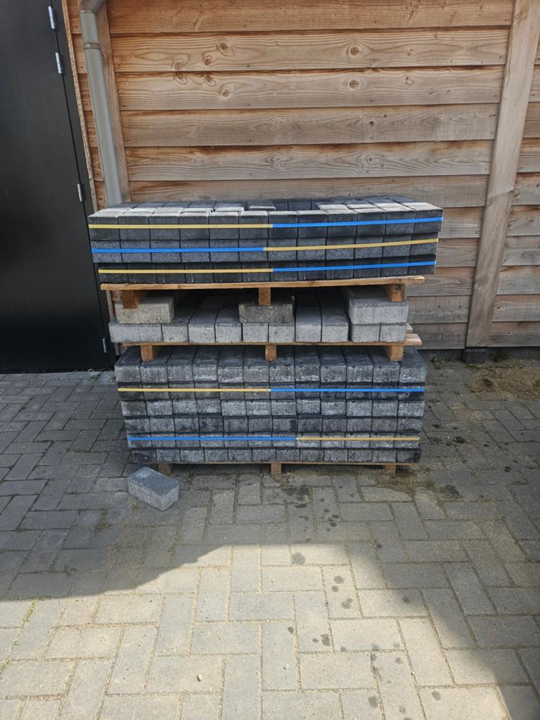 Betonklinkers antraciet, Tuin en Terras, Ophalen, Klinkers, Nieuw, 5 tot 10 m²