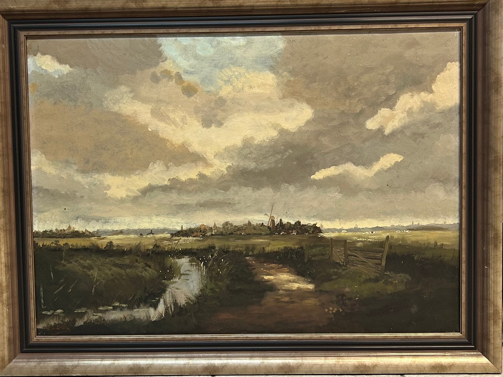 Landschap met molen, Ophalen, Doek, Oud hollands, Landschap