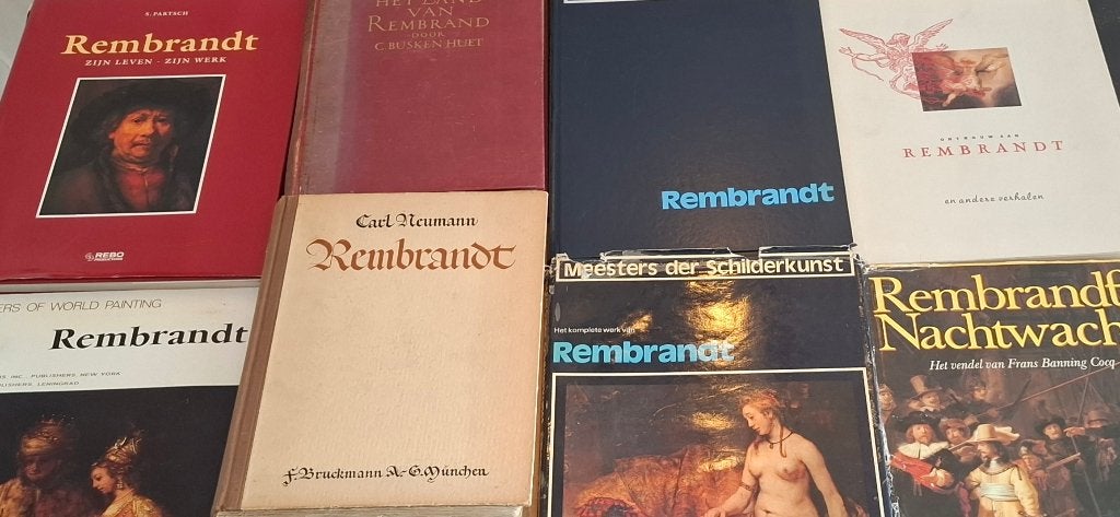 Rembrandt van Rijn Kunstboeken Verzameling 8 Delen, Boeken, Ophalen, Gelezen, Schilder- en Tekenkunst, Diverse