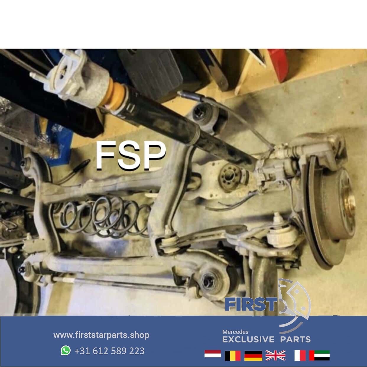Complete achteras Subframe Mercedes W176 A W246 B W117 CLA W, Auto-onderdelen, Gebruikt, -, Ophalen of Verzenden, -
