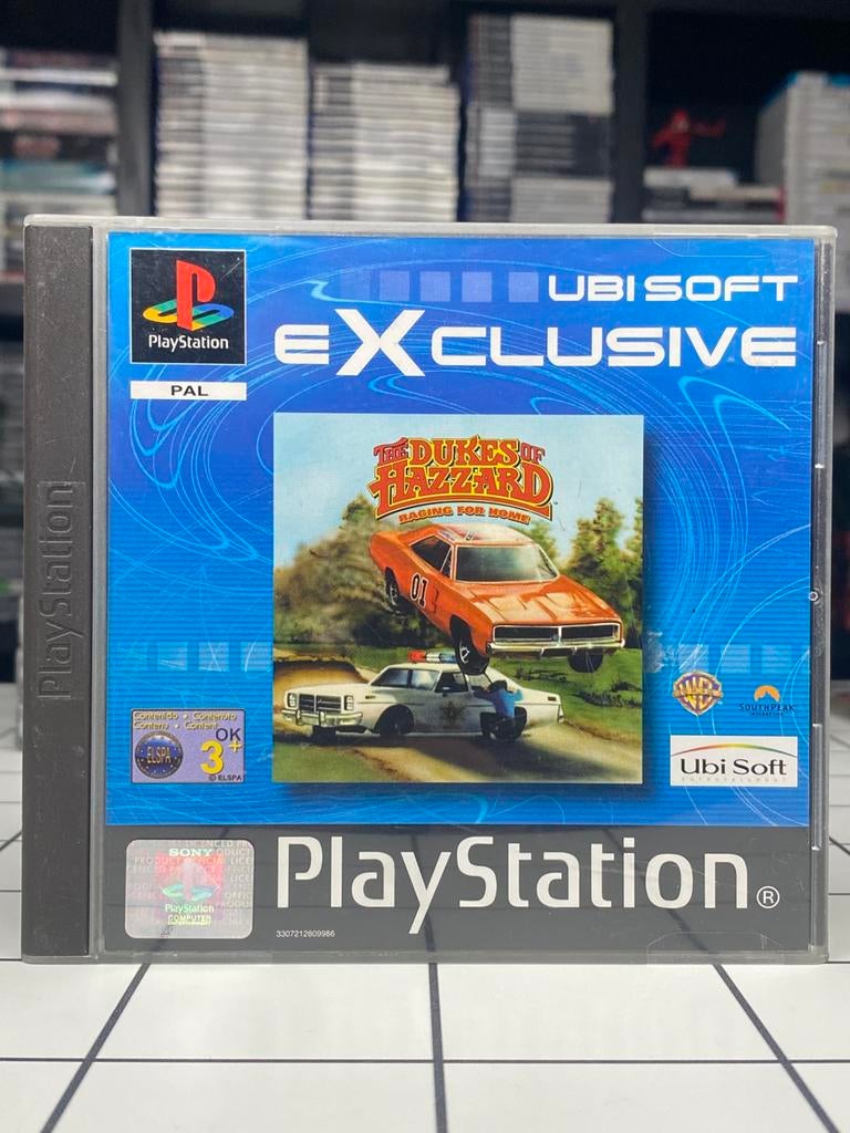Dukes of Hazzard Racing For Home - PS1 PlayStation 1 Game, Ubisoft, Gebruikt, Www.ubisoft.com, Racen en Vliegen