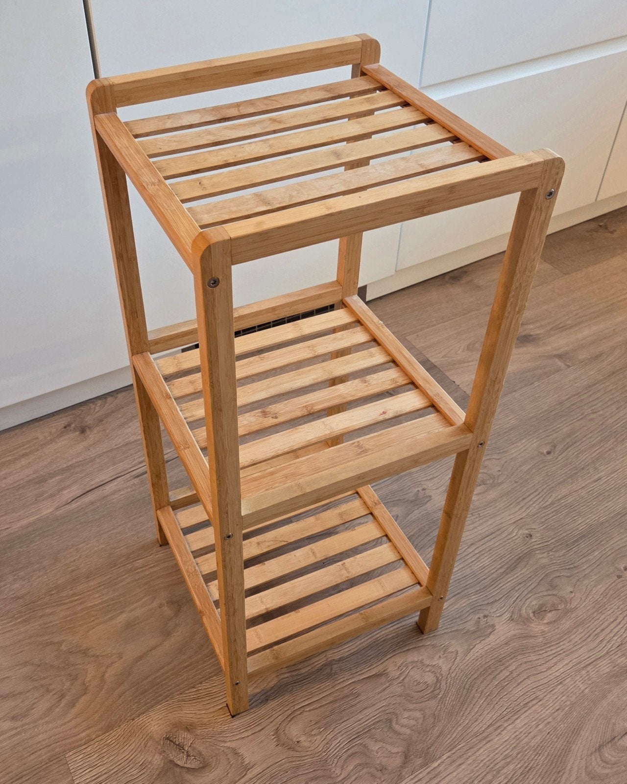 Bamboe stellingkastje/badkamerek (waarschijnlijk) van Ikea, Ophalen, Gebruikt