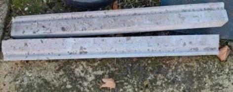2 nieuwe betonnen latei, Doe-het-zelf en Verbouw, Ophalen, Nieuw