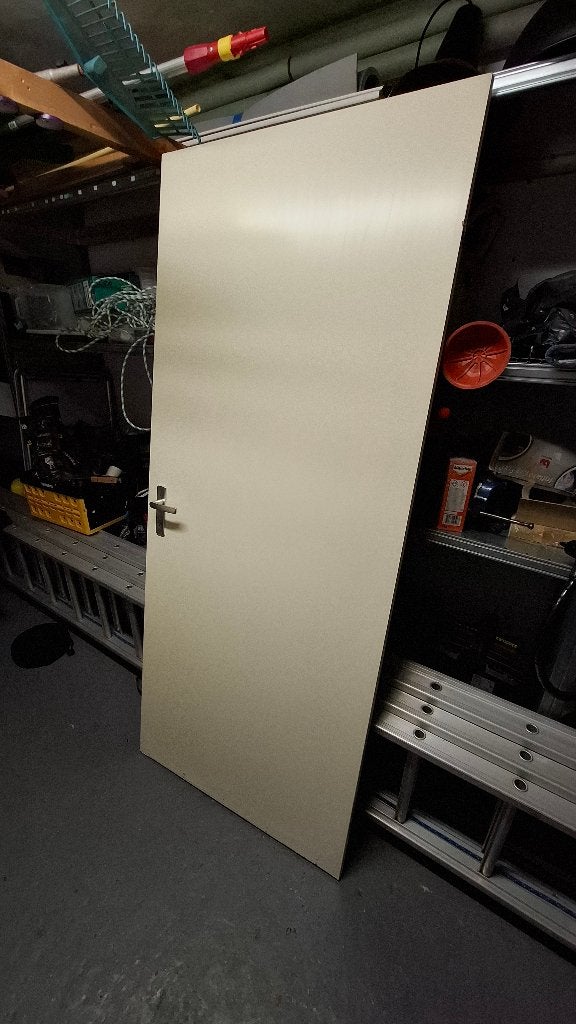 Opdekdeur 83 cm x 201,5 cm, Doe-het-zelf en Verbouw, Gebruikt, 80 tot 100 cm, Binnendeur, 200 tot 215 cm
