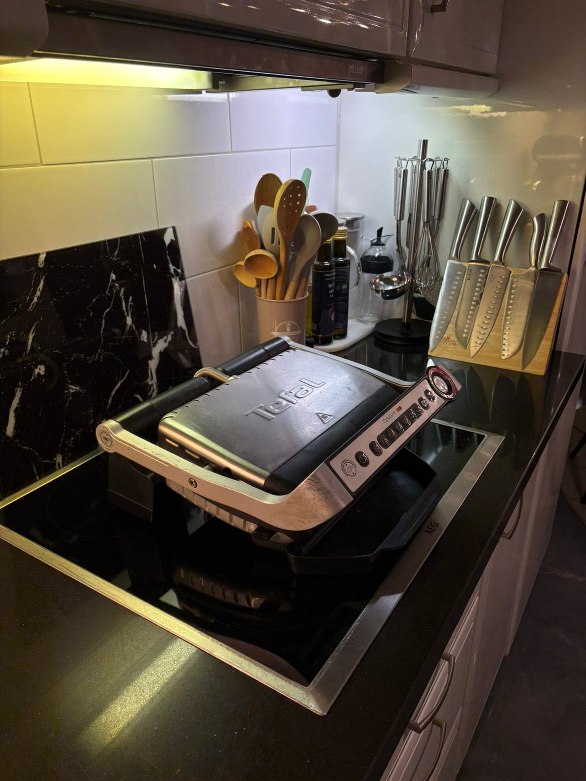 Tefal optiegril, Ophalen, Zo goed als nieuw