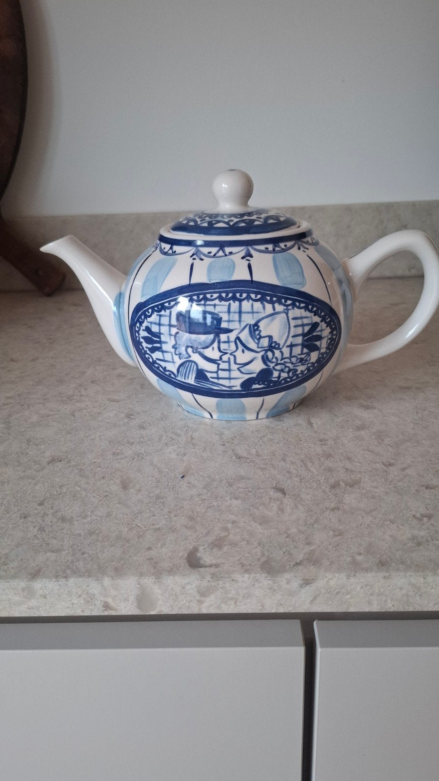 Blond Amsterdam theepot - Delfts Blond zgan, Huis en Inrichting, Keramiek, Ophalen of Verzenden, Zo goed als nieuw, Delftsblauw