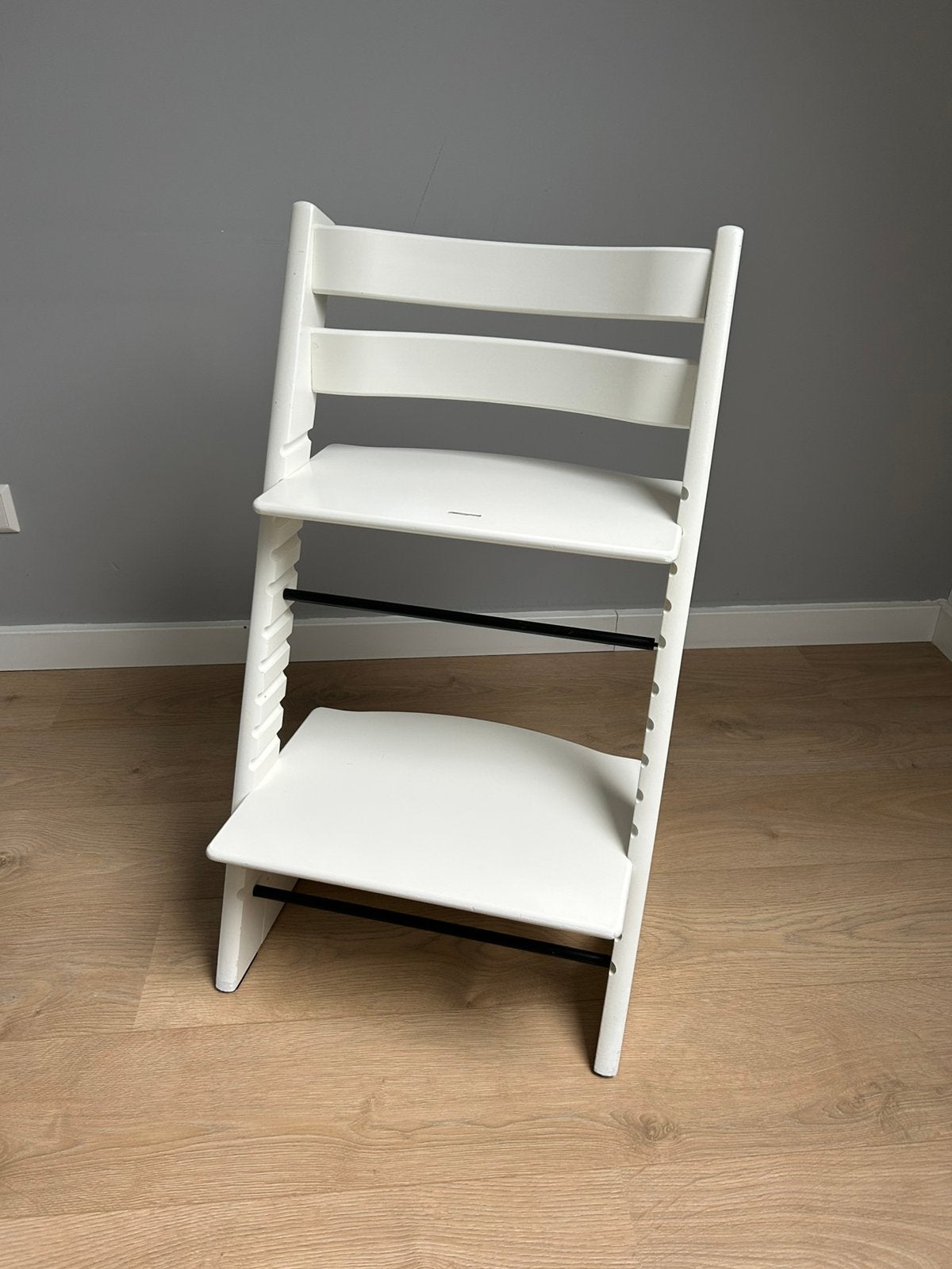 Stokke Tripp Trapp Trip Trap stoel Wit Nieuwste model (2019), Ophalen of Verzenden, Meegroeistoel