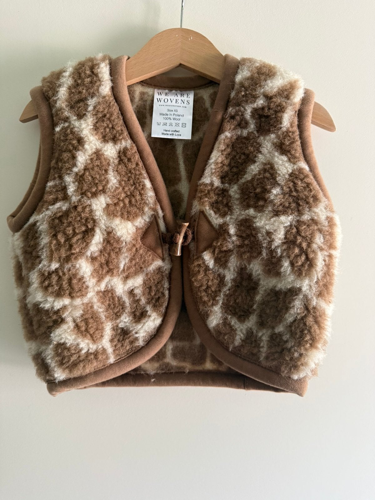 We are wovens wollen bodywarmer – voor kind, Kinderen en Baby's, Ophalen of Verzenden, Zo goed als nieuw, Jongetje of Meisje