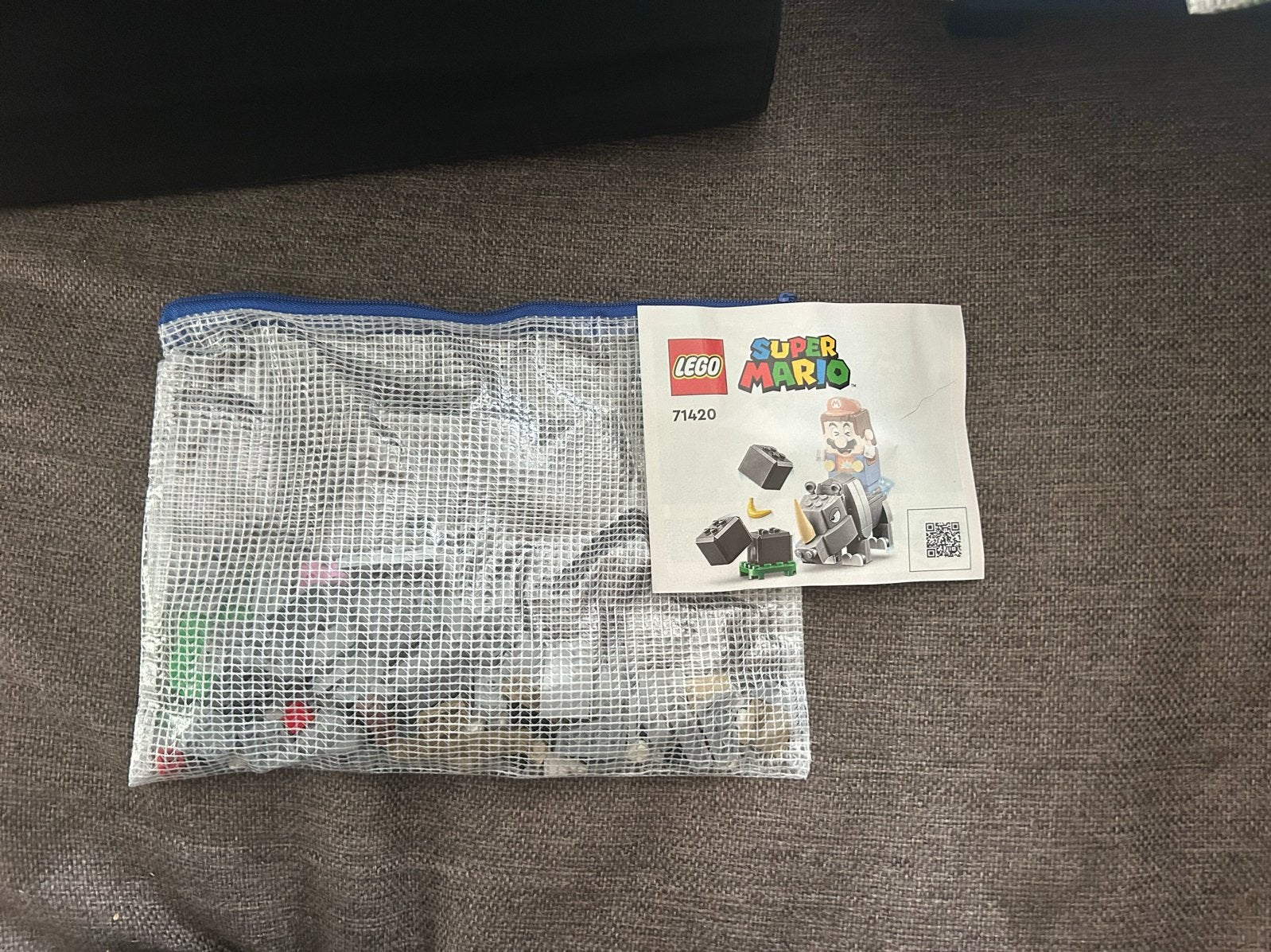 LEGO Super Mario 71420 Rambi de Neushoorn Uitbreidingsset, Kinderen en Baby's, Overige thema's, Lego, Ophalen of Verzenden, Zo goed als nieuw