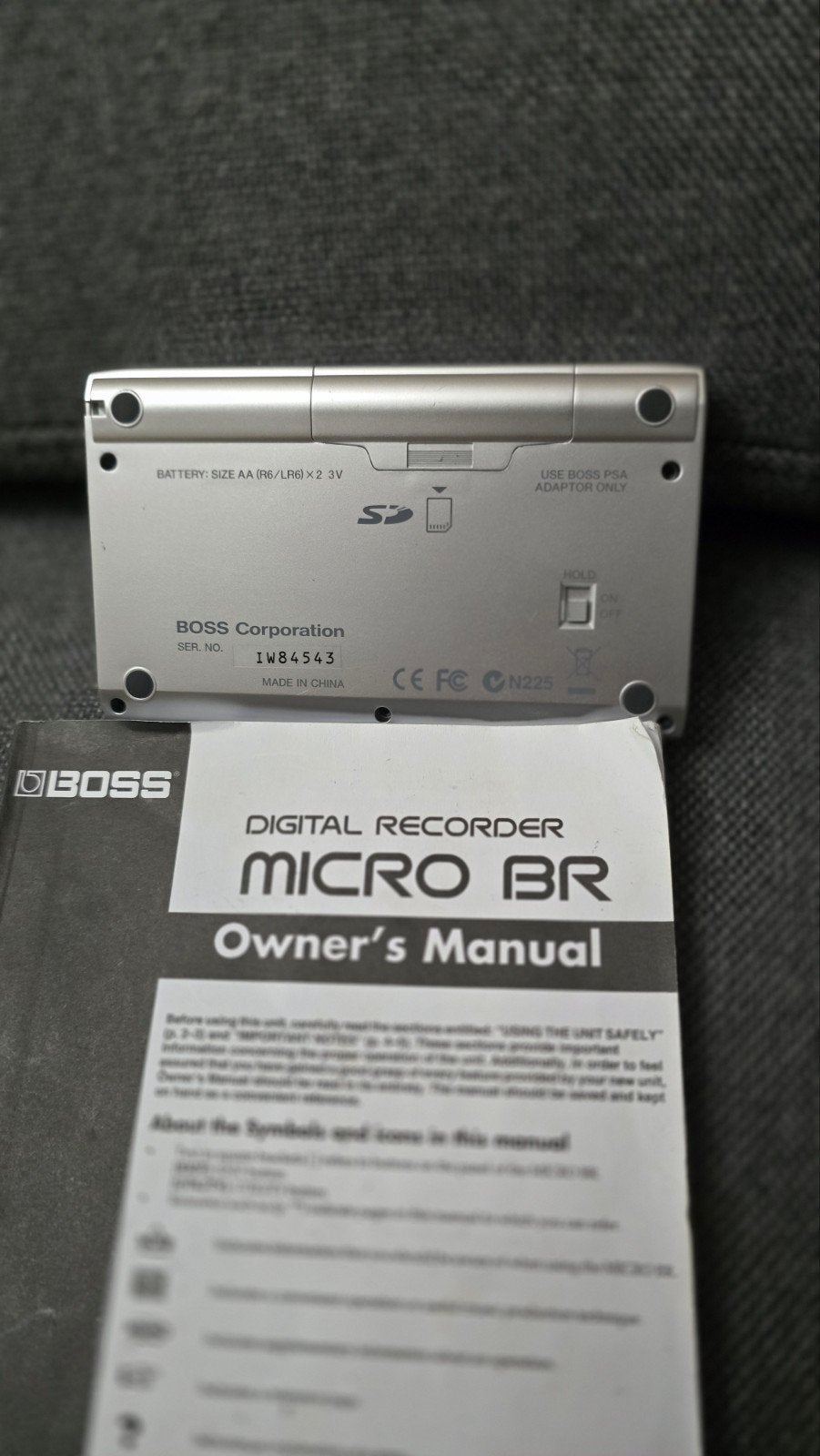 Boss Micro BR Digitale Recorder met Handleiding, Ophalen of Verzenden
